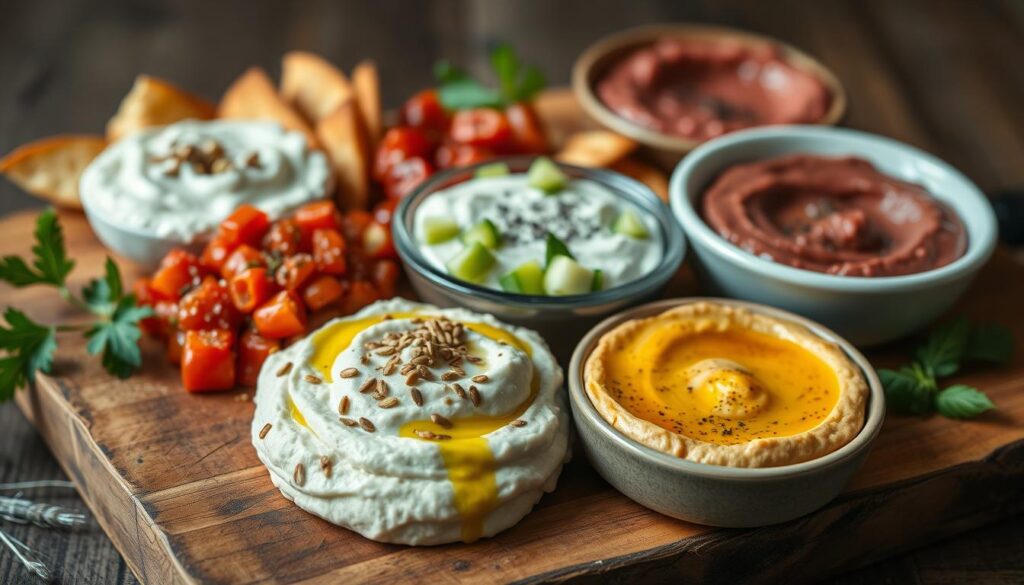 flavorful dips and spreads